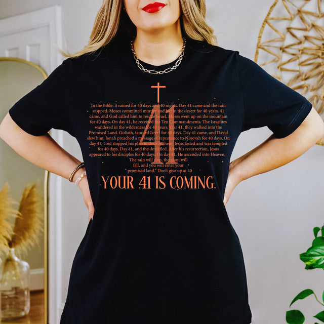 Your 41 is Coming Front Only!